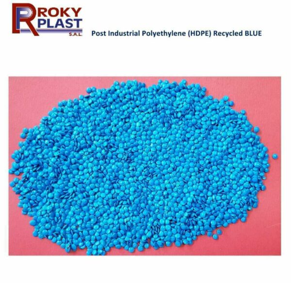 POLYETHYLENE HDPE RECYCLED BLUE