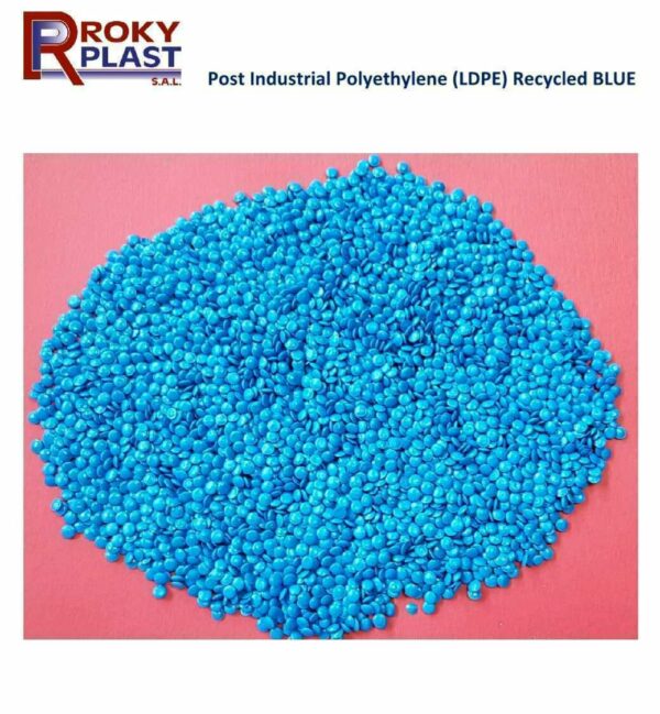 POLYETHYLENE LDPE RECYCLED BLUE