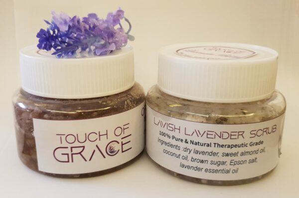 lavender scrub