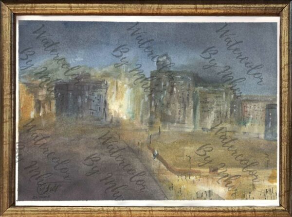 My City In Ruins Framed