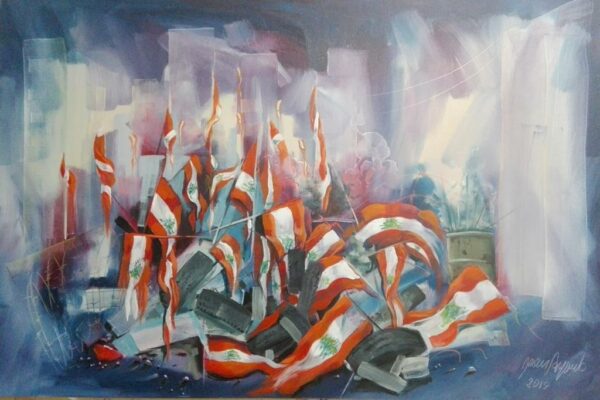 PIC004 Uprising – Original Oil Painting on convas 90x120cm 3200$