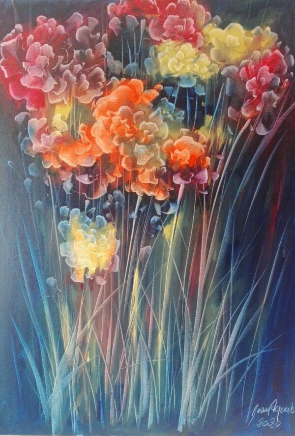 PIC013 Flowers 1 – Original Oil Painting on convas 110×75 2450$