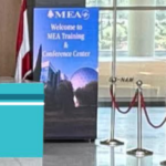 Vertical LED Screens on Entrances 