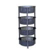 Omega Rattan Round Rack (4 shelves)