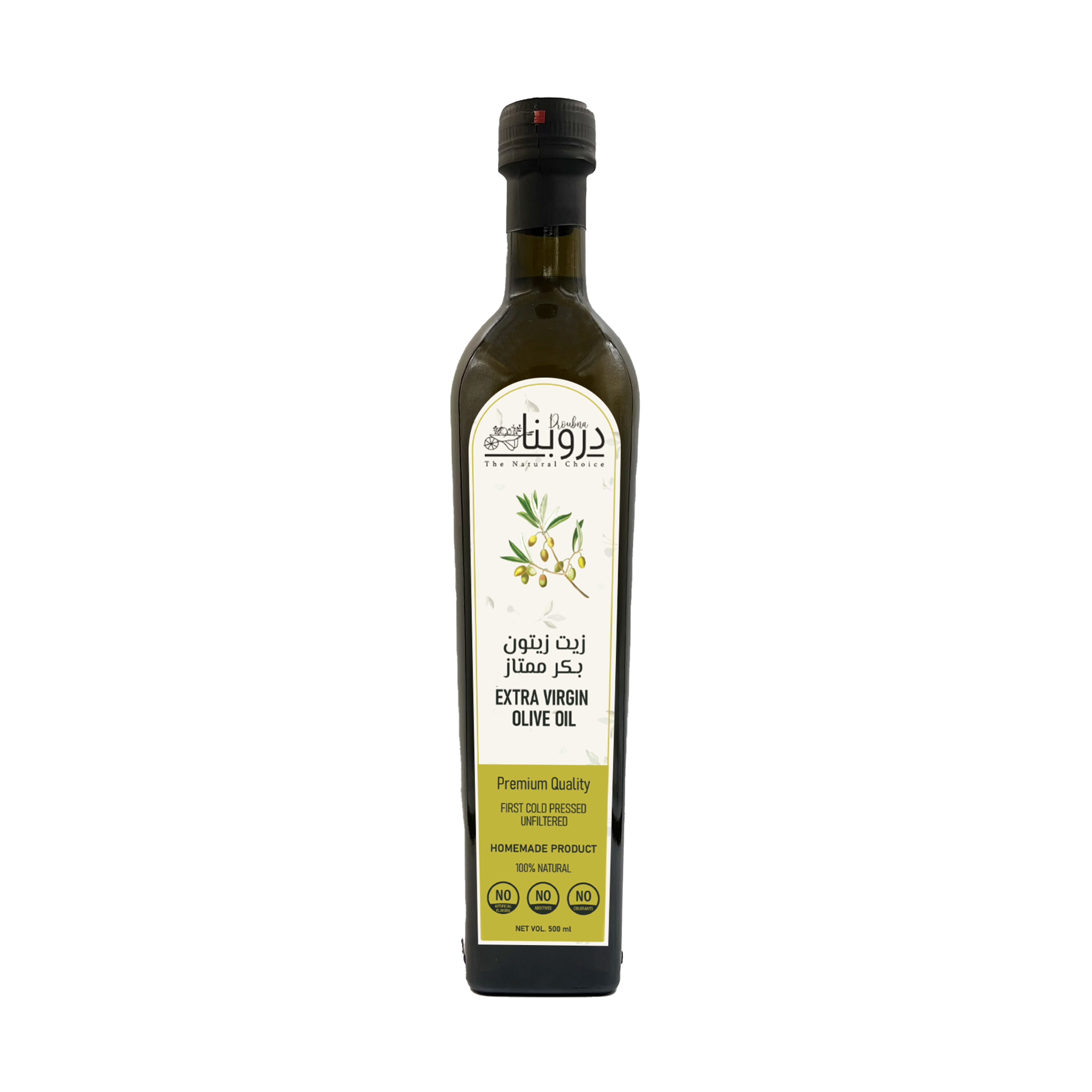 Olive oil 500ml Front