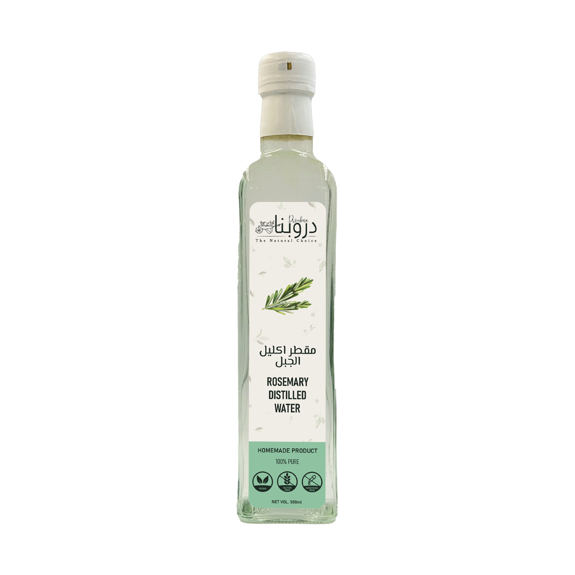 Rosemary water 500ml Front