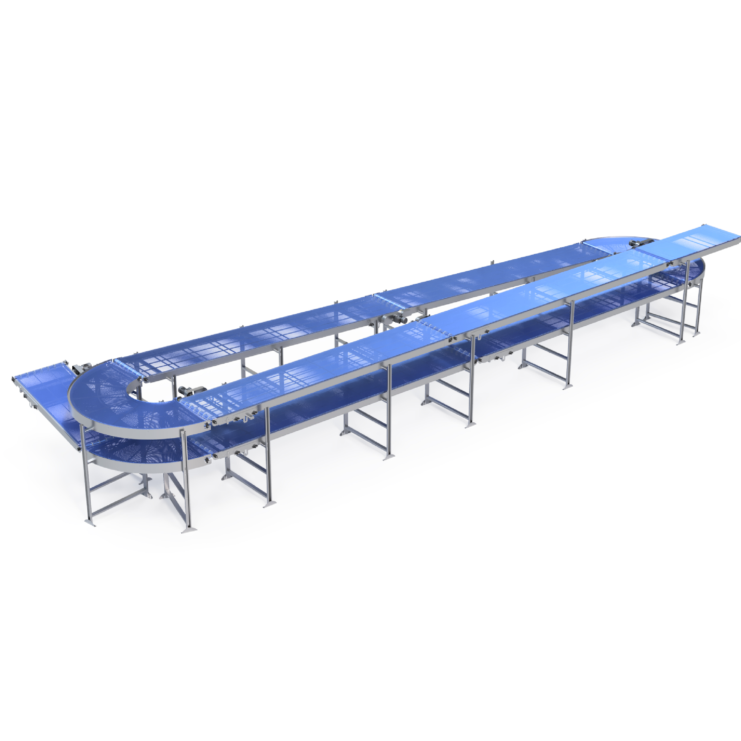 Hanging Cooling Conveyor – Plastic Belt