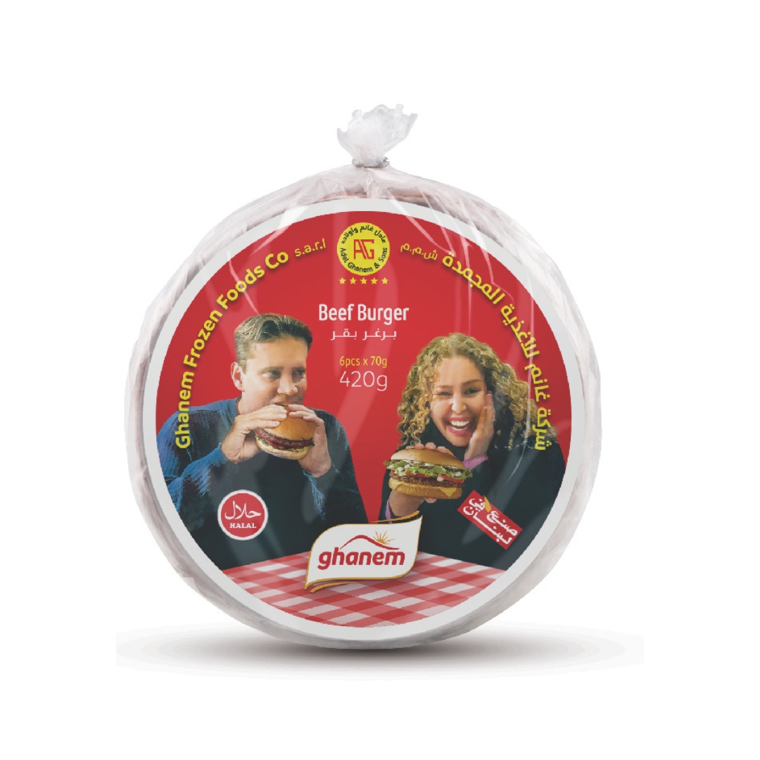 BEEF BURGER GHANEM 420g