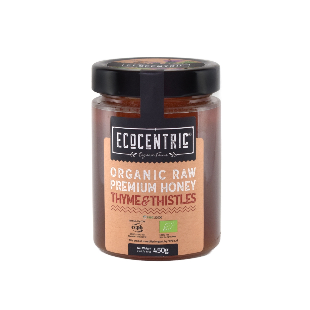 Ecocentric – Organic Thyme & Thistle Honey